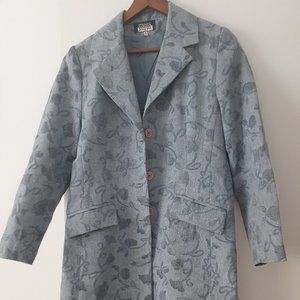 Elegant knee length spring coat